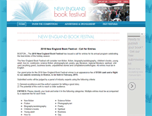 Tablet Screenshot of newenglandbookfestival.com
